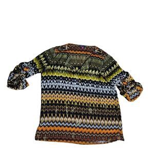 Women's Vince Camuto Roll Up Sleeves Top Medium